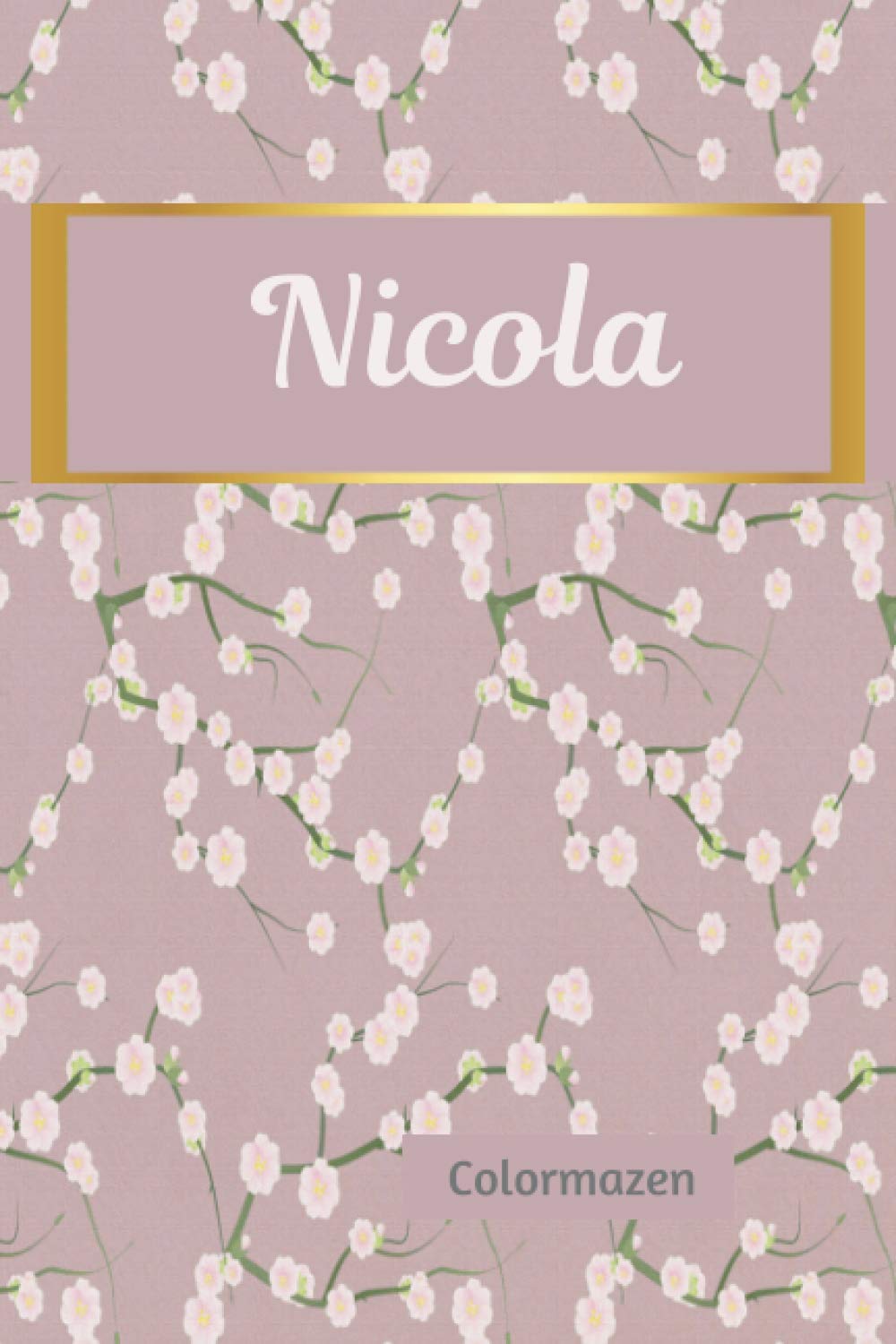 Nicola: Personalised Cherry Blossom Notebook (Small)