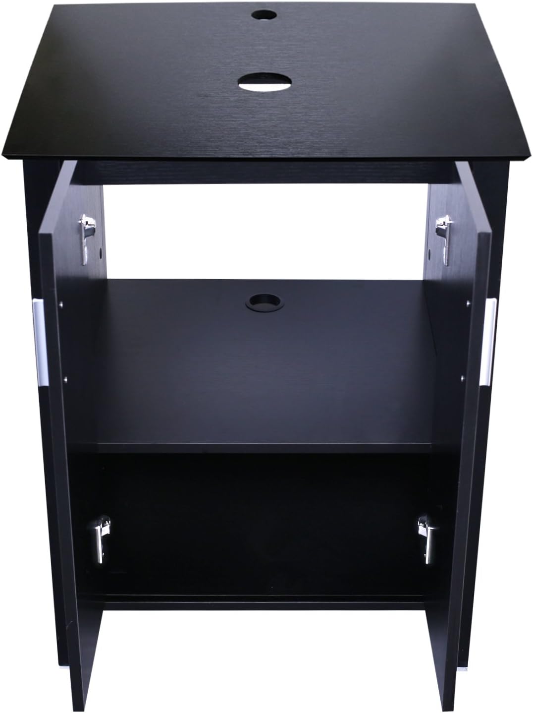 Amazon Com Eclife 24 Modern Bathroom Vanity And Sink Combo Updates Stand Cabinet And White Round Ceramic Vessel Sink With Overflow And Chrome Bathroom Solid Brass Faucet And Pop Up Drain And Mirror