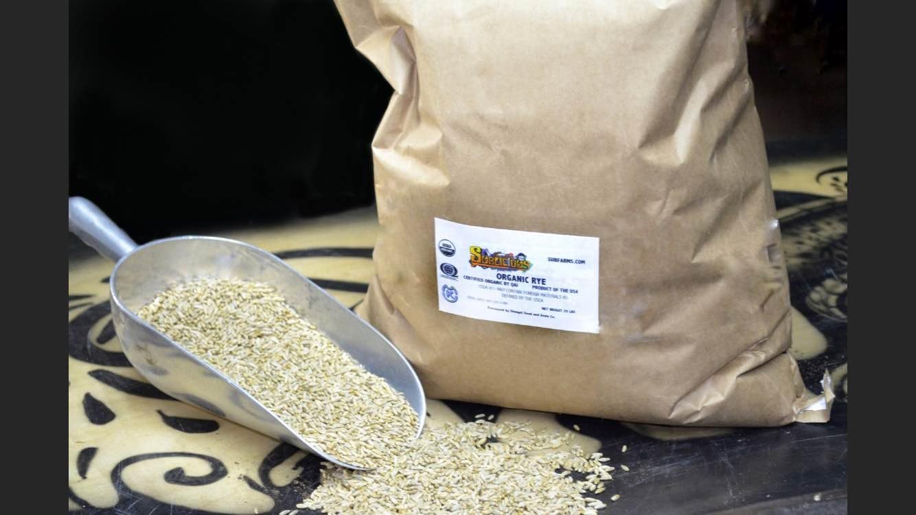 25lbs of Sublicious Farms Organic Rye Berry