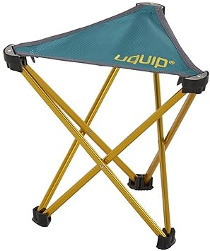 Uquip Leichtgewichtshocker Trinity M - Stabiler Mini-Falthocker, kleines Packmaß, nur 250g