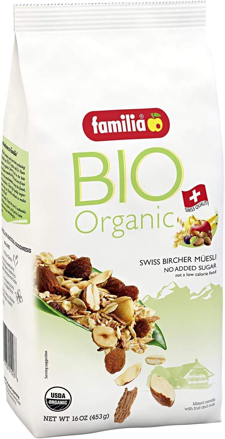 Familia BIO Organic Swiss Muesli, Fruit and Nut, 16Ounce Bag Pricepulse