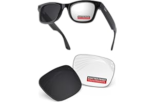 iLikeo PRO+ Polycarbonate Replacement Lens Compatible with Ray-Ban Meta Wayfarer RW4006 50mm AI Glasses, Blue Light Blocking