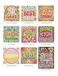 Live a Colorful Life Coloring Book: 40 Images to