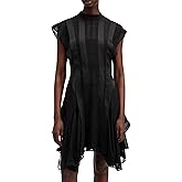 Allsaints Womens Fleur Texture Dress