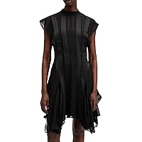 Forever 21 Clip Dot Lace Ruffled Mini Dress Black X-Small at Amazon Women's  Clothing store