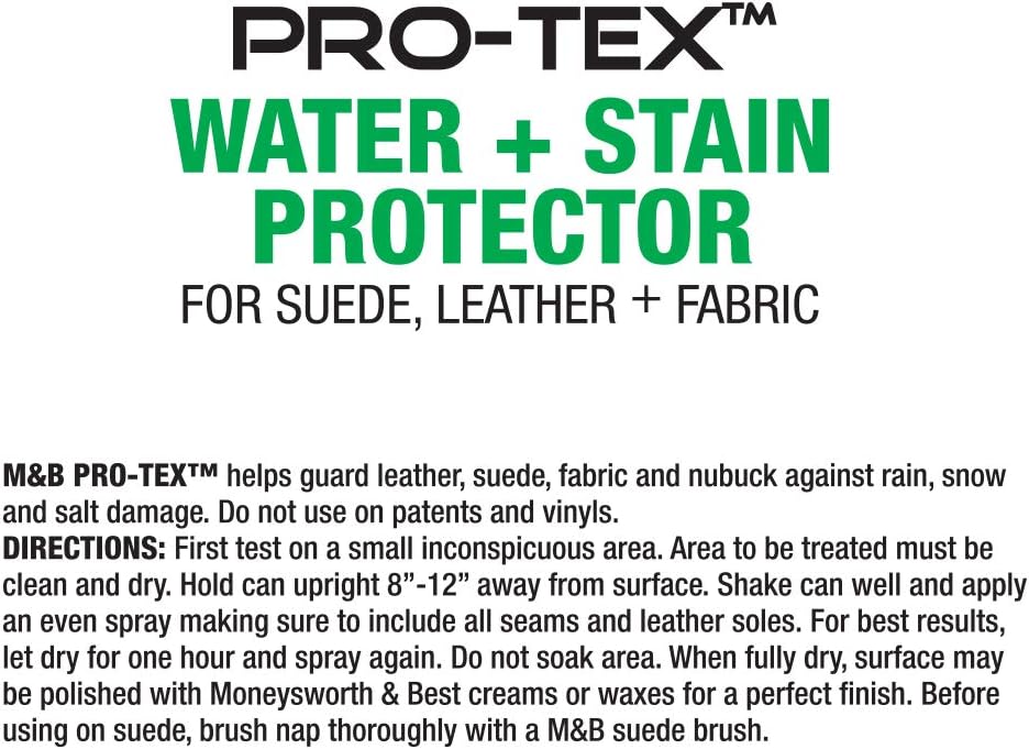 Moneysworth & Best Pro-Tex Water & Stain Shoe Protector (10.5-Ounces): Sports & Outdoors