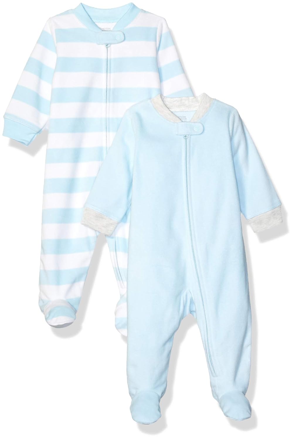 Amazon Essentials Baby 2-Pack Microfleece Sleep and Play
