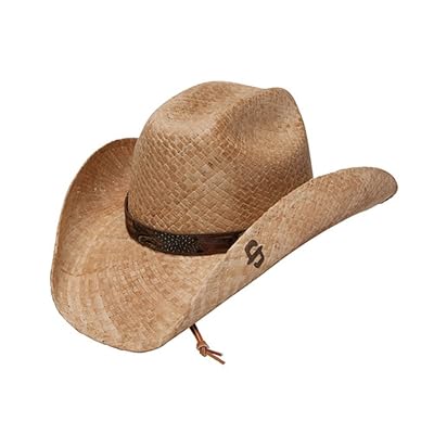 Shapeable straw cowboy hat Clearance