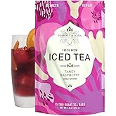 Harney & Sons Tangy Raspberry Iced Tea, Fresh Brew, Brews up to 30 Quarts, 15 Count