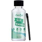 Super Glue Remover with Precision Brush Effective Fast Dissolving, 50ml | Suitable for Metal, Plastic, Wood and Glass Glue Remover Gentle Formula, Won't Damage Materials, Low Odor