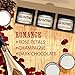 Scented Candles - Romance - Decorative Aromatherapy - Handmade in The USA with Only The Best Fragrance Oils - 3 x 4-Ounce Soy Candles