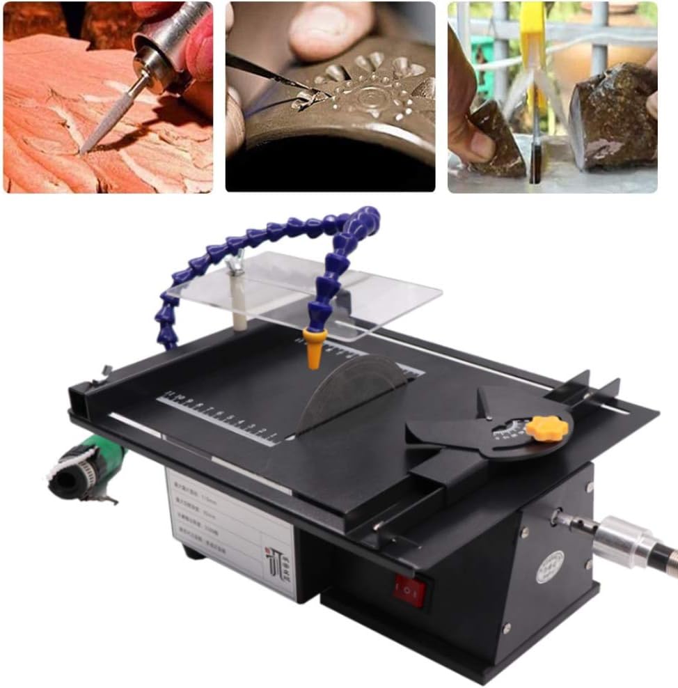 Water Cooling Jewelry Rock Polishing Saw Kit Professional High Precision Gem Polishing Machine 10000rpm Mini Table Saw Kit For Gem Rock Cutting Polishing Amazon Com