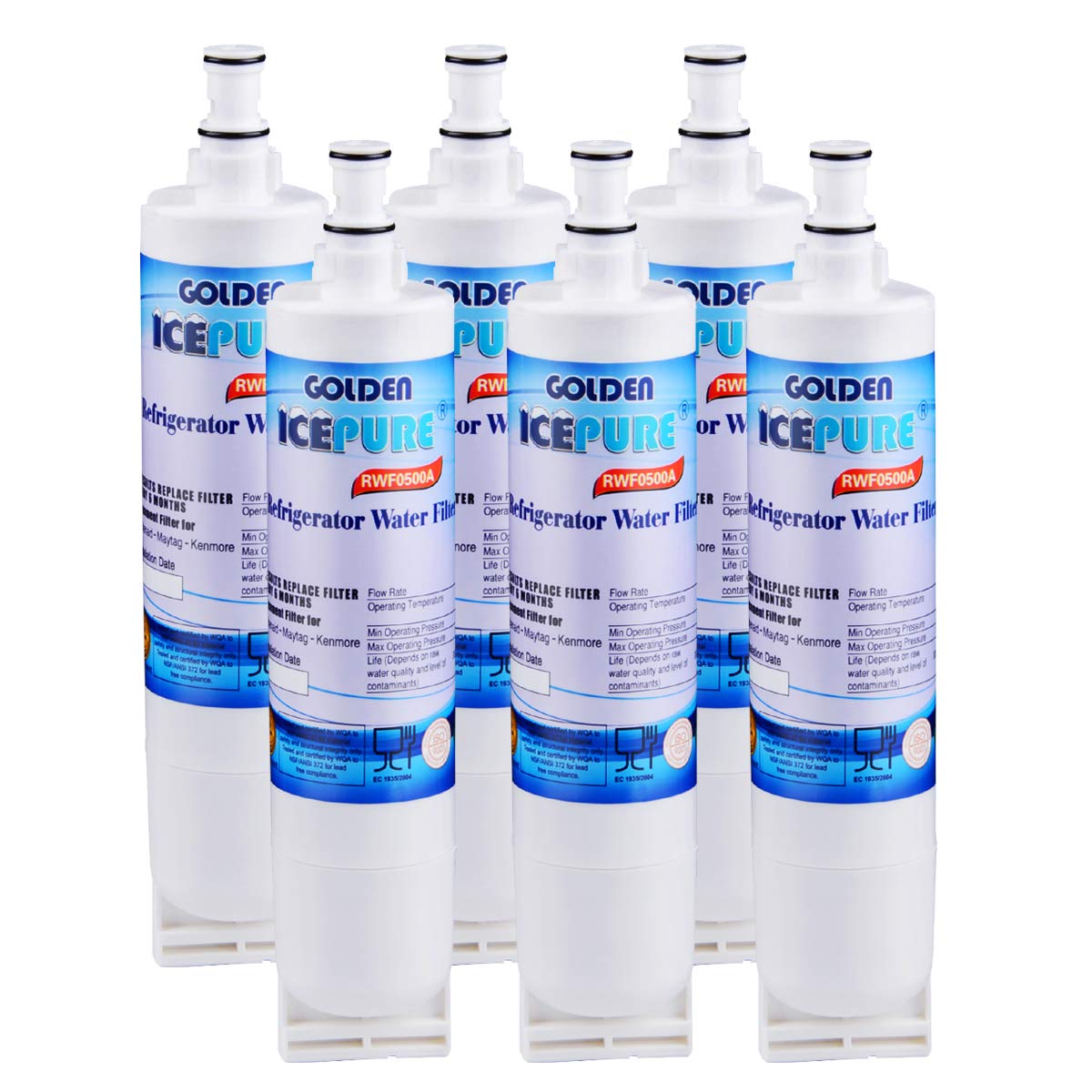 GOLDEN ICEPURE 4396508 Refrigerator Water Filter, Compatible with