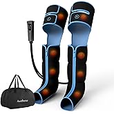 Aserbene Leg Massager for Circulation and Pain Relief, Leg Massager with Heat and Compression, Leg Air Compression Massager, Gift for Women Men Mom Dad