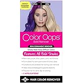 Color Oops Bold Remover, 2 Applications, Hair Dye Remover Safely Removes Direct Dyes and Semi Permanent Hair Color, Recolor The Same Day, Vegan & Cruelty Free