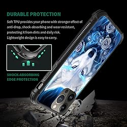 CARLOCA Compatible with iPhone 12 Pro Case,White