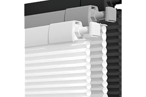 Cordless No Drill Honeycomb Shades Light Filtering Cellular Shades Child Safe No Tools Pleated Window Blinds Thermal Insulate