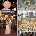 Vastar 12 Packs White Round Paper Lanterns with Assorted Sizes for Party Decorations, Party Lanterns for Decorating Wedding, Festivals, House or Office with 4 Different Sizes
