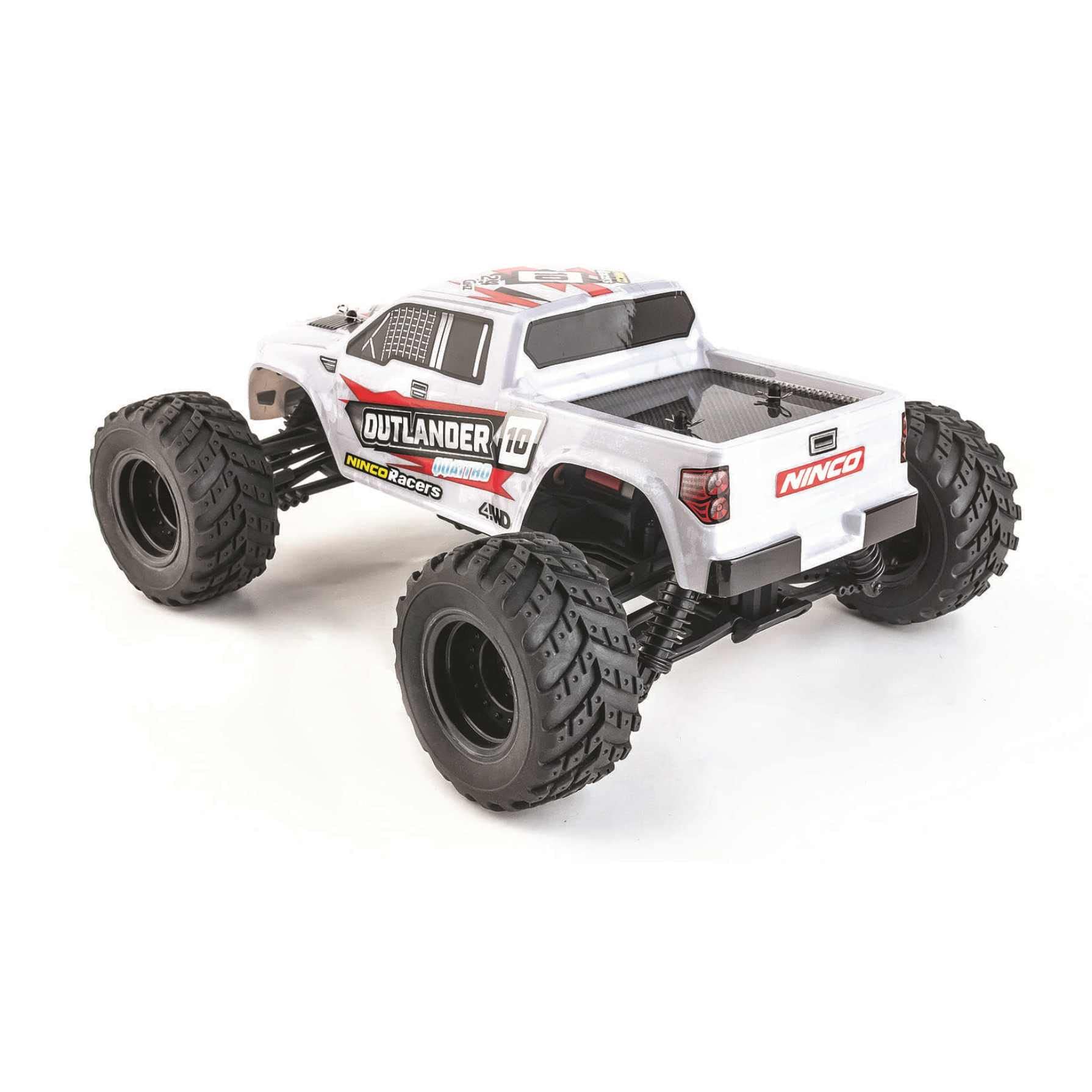 Ninco, NincoRacers Outlander 1/12 Scale Remote Control Monster Truck 4 Wheel Drive 34 x 26 x 15.5 cm, Grey (NH93141)