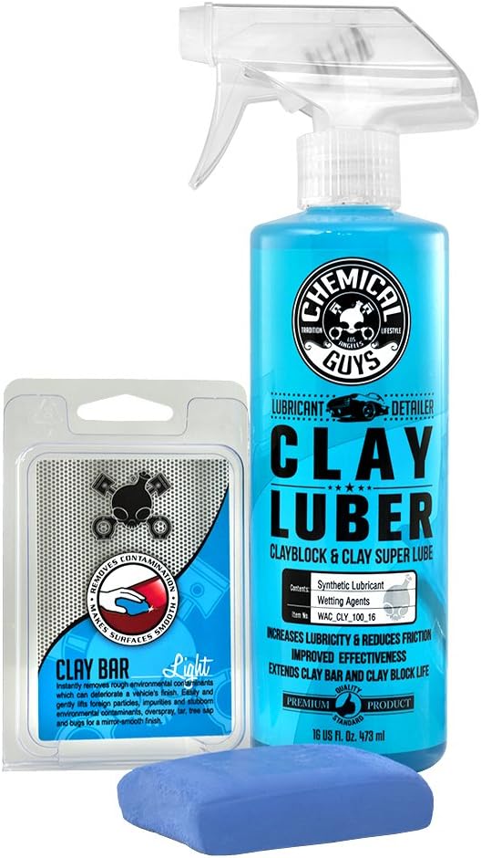 Chemical Guys CLY_403 Heavy Clay Bar, Black (100 g): Automotive