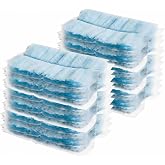 DDKCHQLT Duster Refills, 20-Pack Electrostatic Microfiber Replacement Heads Compatible, Blue Dusting Refills for Blinds, Furniture, Car and Office, Refills Only, No Handle