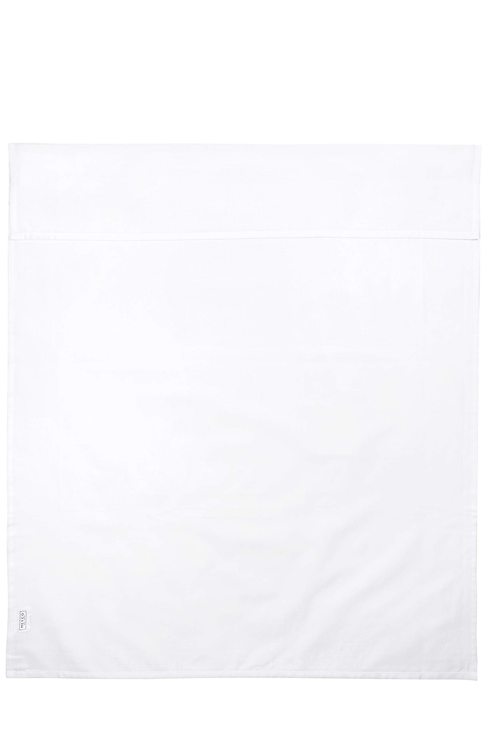 Meyco 413999 Flat Sheet Plain White 75 x 100 cm