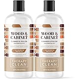 Therapy Wood & Cabinet Cleaner 16 oz. (2 Pack) - Plant-Based Conditioner for Tables, Chairs, Antiques and More