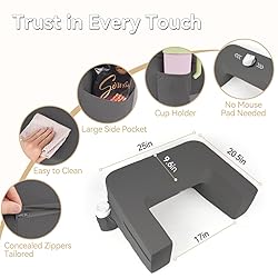 septsun Soft Lap Desk Pillow for Laptop