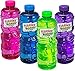 Little Kids Fubbles No-Spill bubbles - Solution Refill Bottle with Wands for Tumbler Toys, Machines, Bubble Guns and Mowers - 32 Ounce Jumbo Wand Included, Assorted Colors