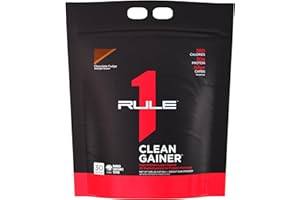 RULE 1 PROTEINS Rule 1 R1 Clean Gainer, Chocolate Fudge - 9.85 Pounds - 30g of Complete Protein with 3:1 Carb-to-Protein Ratio - 30 Servings