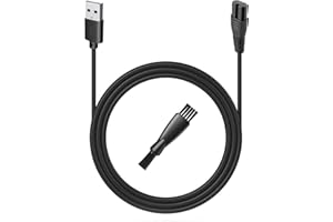 UIJINO Pitbull Skull Shaver Charger Cord for Pitbull Gold Replacement Cord Pitbull Silver Charger, USB Charging Cord Pitbull, Skull Shaver Replacement Charger for Head Shavers for Bald Men