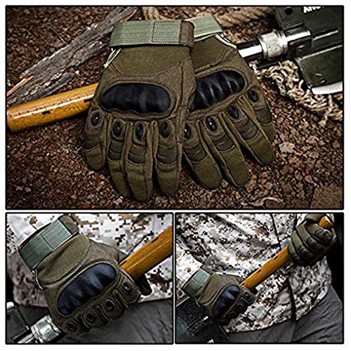 image for Dream Hunter Tactical Gloves, 1 Pair Touch Screen Military Rubber Hard