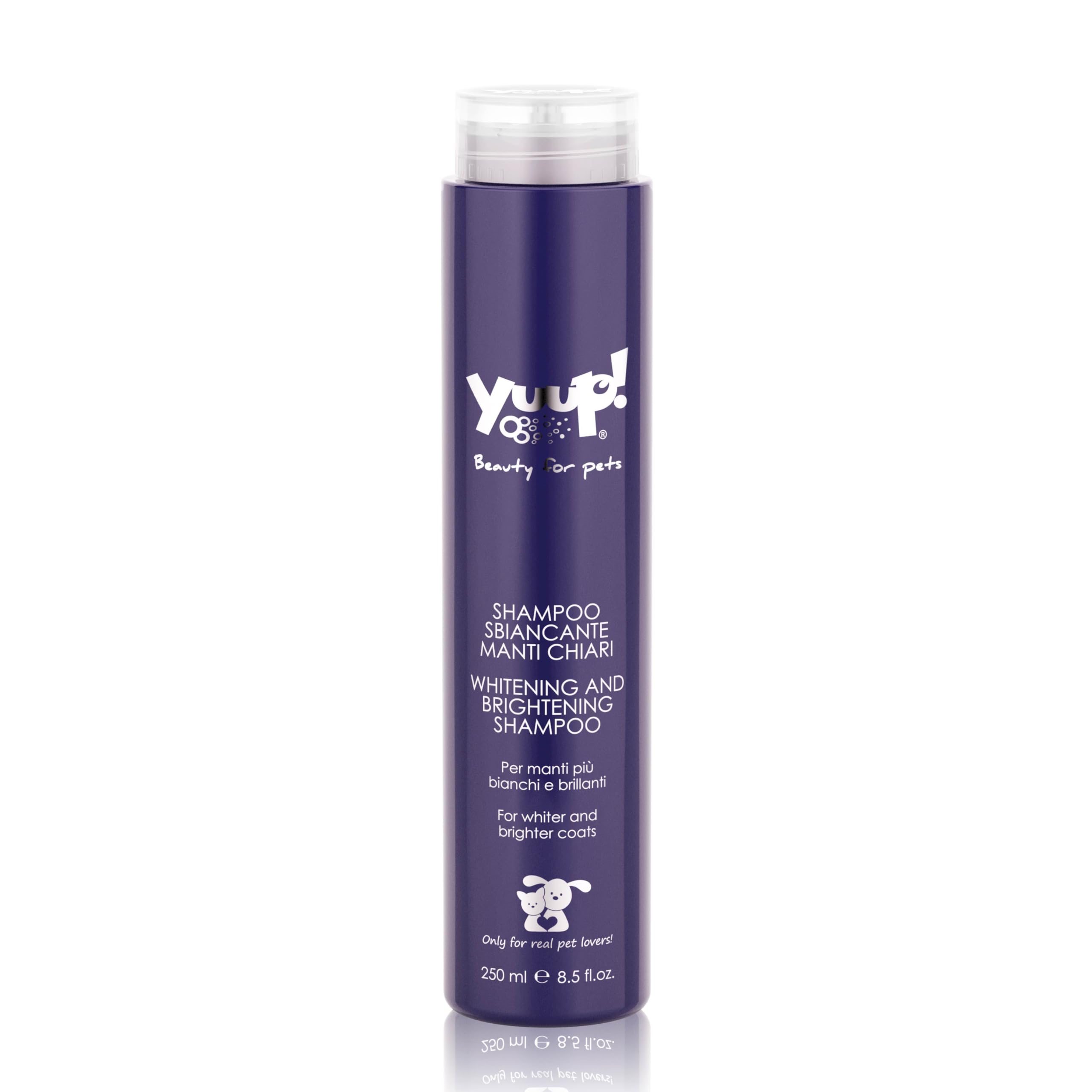 YUUP 250ML Whitening Shampoo for Whitening and Brighter Manti for Dogs and Cats, Ideal for All Hair Types