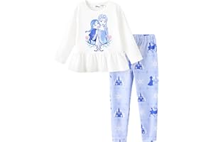 Disney Minnie Mouse Frozen Princess Marvel Toddler Girls Clothes Long Sleeve Sweatshirt + Leggings 2pcs Outfits Set 2-6Y