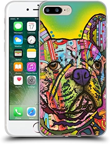 Official Dean Russo French Bulldog Dogs Soft Gel Case for Apple iPhone 7 Plus
