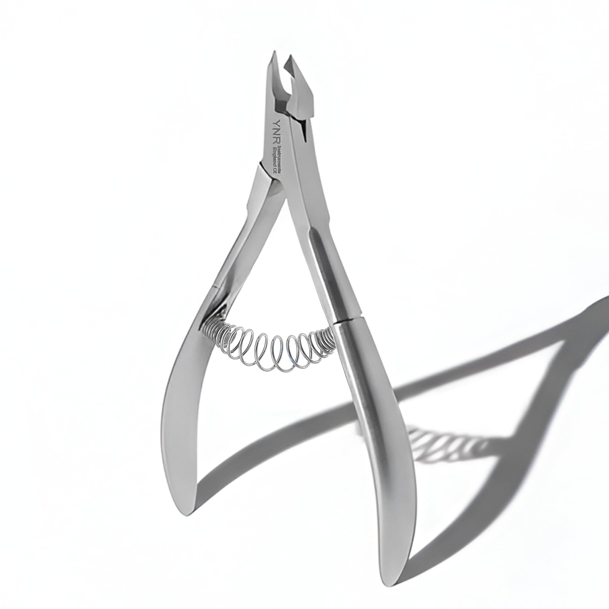 YNR® Cuticle Nipper Cuticle Cutter and Remover for Dead Skin - Durable Manicure Tools and Cuticle Clippers- Stainless Steel Professional Tool (Silver - 4" - 3 mm)