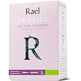 Tampons Made with Organic Cotton Super