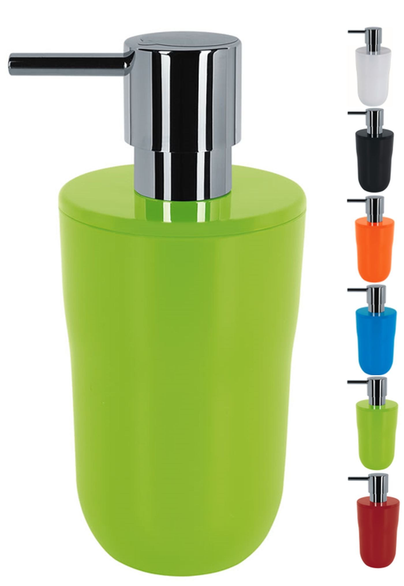 Spirella Polystyrene Cocco Soap Dispenser, Kiwi