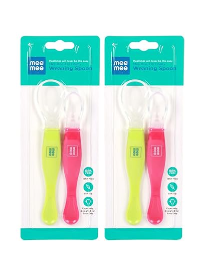 Mee Mee Baby Spoon (2-Pack) (Dual-Ended - Set of 4)