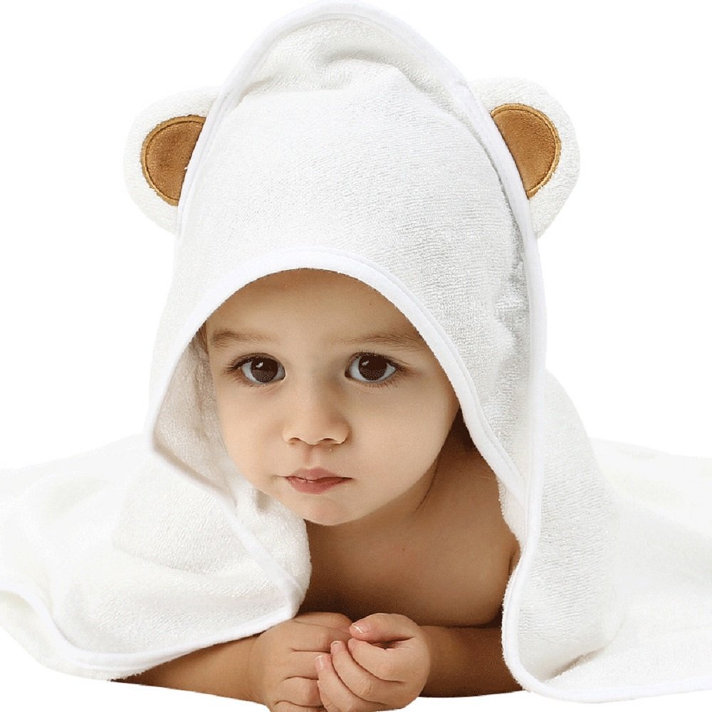 thick hooded baby towels