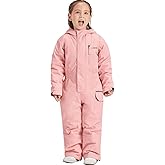 GEMYSE Kids One Pieces Ski Suits Jumpsuits Boys Girls' Winter Outdoor Snowboarding Waterproof Snowsuits