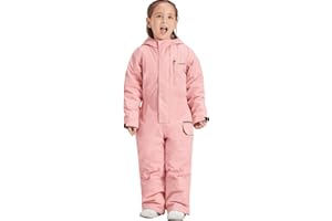GEMYSE Kids One Pieces Ski Suits Jumpsuits Boys Girls' Winter Outdoor Snowboarding Waterproof Snowsuits
