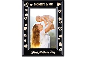 PETCEE Mother's Day Picture Frame for Mom Grandma - First Time Mom Gift for Nursery Decor Newborn Baby Shower Present Keepsake for Expecting Mothers & New Parents