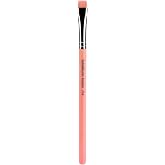 Bdellium Tools Professional Makeup Brush - Pink Bambu Series 714 Flat Eye Definer - With Soft Synthetic Fibers, For Eye Definition (Pink, 1pc)
