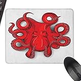 Thicken Mouse Pad,Octopus,with Stitched