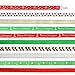 BBTO 10 Pieces Christmas Grosgrain Ribbon Winter Holiday Ribbon for Gift Wrapping
