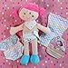 Baby Doll Diaper Bib Burp Set