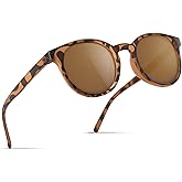 Wrimen Night Vision Driving Glasses for Women Men,Polarized Yellow Night Vision Glasses Anti Glare for Fishing Golf Running