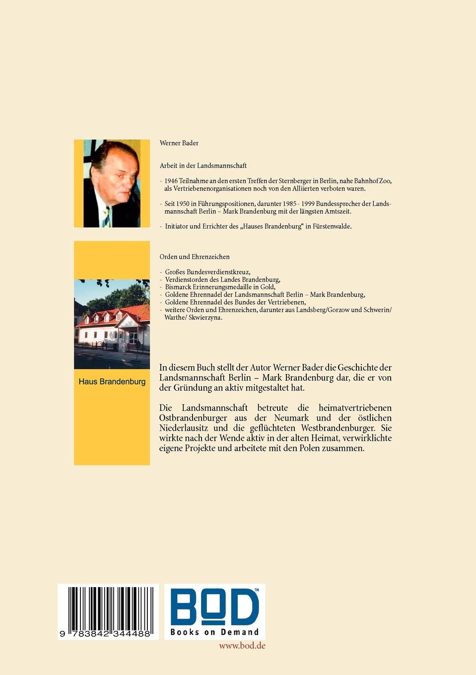 Die Landsmannschaft Berlin Mark Brandenburg Amazon De Werner