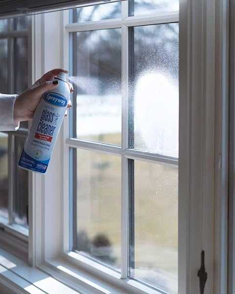 SPRAYWAY GLASS CLEANER WITH FOAMING SPRAY FOR A STREAK-FREE SHINE FOR HOME AND AUTOMOTIVE USE, 19 OZ., PACK OF 6